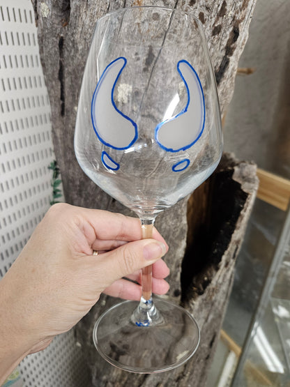 Vinglas Handmålade Divinoglas