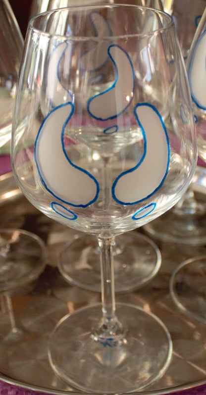 Vinglas Handmålade Divinoglas